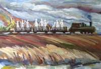 «Шедевры античного мира везут в эвакуацию за Урал», Арзамасцева Елизавета, 15 лет,