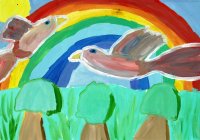 «Птицы счастья», Воробьёва Анастасия, 9 лет,