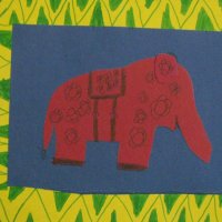 «Коврик со слоником», Бобрик Петя, 6 лет,